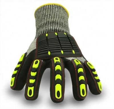 China Cut Resistant Level 5 High Impact Mechanic Working Protective Gloves for sale