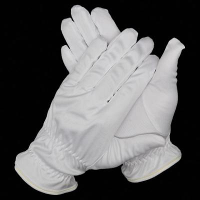 China White Elastic Rope Ladies Hand Cuff Black Wrist Polish Watches Coins Dust Jewelery Microfiber Wash Cleaning Gloves for sale