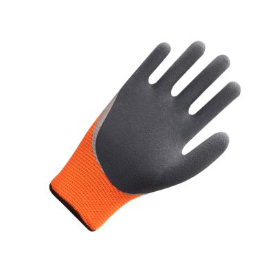 China Protective Gloves Protective Hand To Protect Nylon Work Gloves Latex Hands Safety Non-slip Gloves for sale