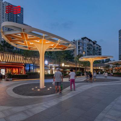 China Sculptural Art Pavilion aus Edelstahl mit individueller Außen- und Schweißtechnik zu verkaufen