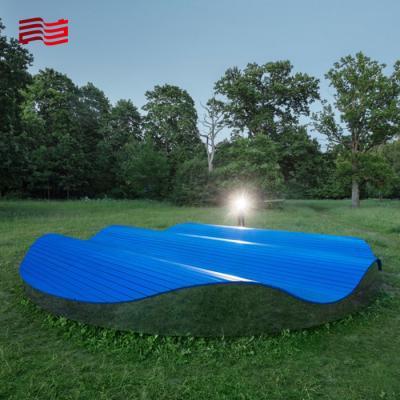 China Art Seat Landscape Blue Cloud Sculpture Park Decorative Sculpture in Modernistic Style for sale