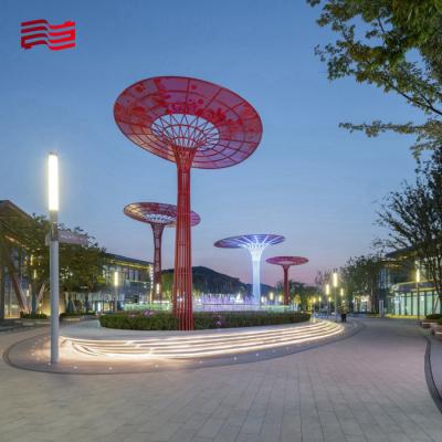 China Europa Característica regional Arte de jardim de aço inoxidável modernista para decoração exterior à venda