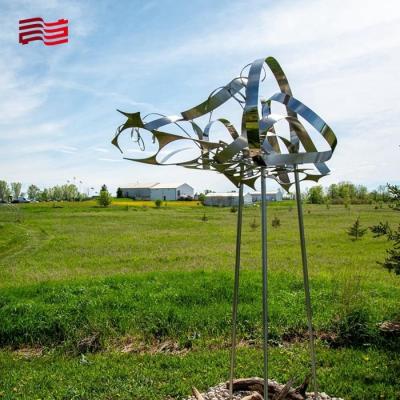 China Custom Shape Mirror Craft Abstract Stainless Steel Sculpture for Outdoor Decoration for sale