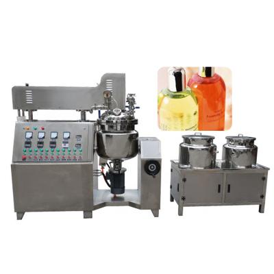 China Hydraulic Lifting Double 50L Liquid Mobile Vacuum Homogenizing Cosmetic Emulsifier for sale