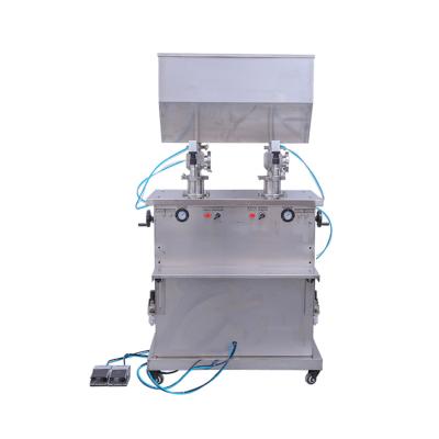 China High Precision Filling Paste Liquid Filling Machine Laundry Detergent Vertical Double Head Level Filling Machine for sale