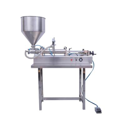 China Durable 5-5000ML Beverage Oil Filling Machine Horizontal Semi-automatic Double Head Liquid Filling Machine for sale