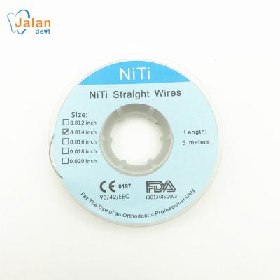 China Area Dental Hot Selling Dental Orthodontic Product NITI Cables Straight 5 Meters for sale