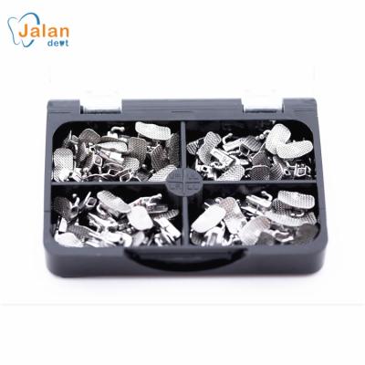 China 50set 1st Single Molar Dental Buccal Tube Bondable Bondable Unconvertible Stainless Steel Box Packing for sale