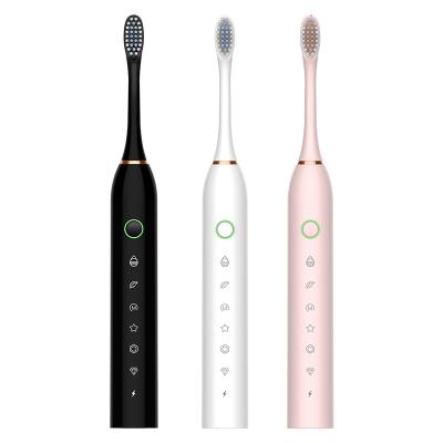 China New Promotional High Quality All Silicon Electric Electric Adult Sonic Toothbrush ZD-X2 for sale