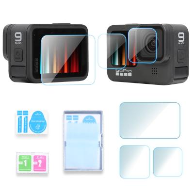 China Tempered Glass LCD Display Screen Protector and Lens Protector for GoPro Hero 9 Accessories XTGP560 for sale