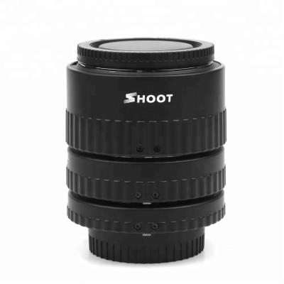 China Quick Delivery Wholesale DLSR Camera Accessories SHOOT Macro Auto Extension Tube Set For Nikon Camera for sale