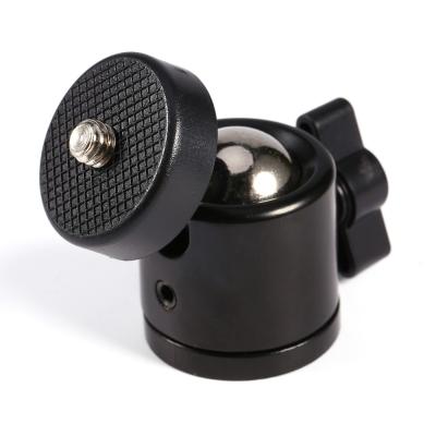 China 360 Degree Swivel DSLR DV Camera Mini Ball Head 360 Rotation With 1/4