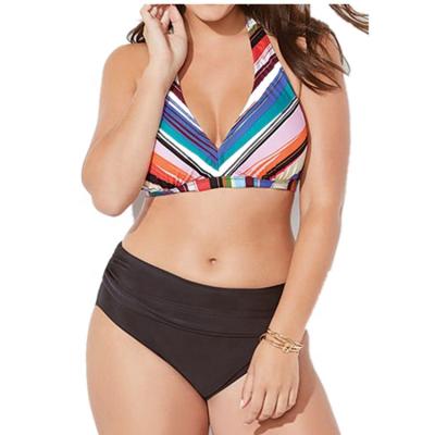 China Breathable Custom Band Print Bikini Swimwear Women Beach Wear And Bathing Suit for sale