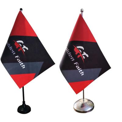 China Health Care Institutes All National 100% Custom Polyester Office Decorative Table Wholesale Country Flag for sale