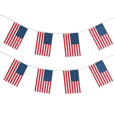 China Health Care Institutes Wholesale Custom Made High Quality American USA String Bunting Flags Indoor Outdoor Flag for sale