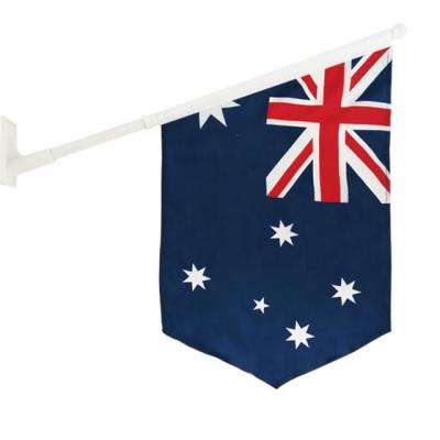 China Healthcare Institutes Factory Direct Custom Hanging American Embroidered Wall Flag Outdoor Advertising Angled Australian Flag for sale