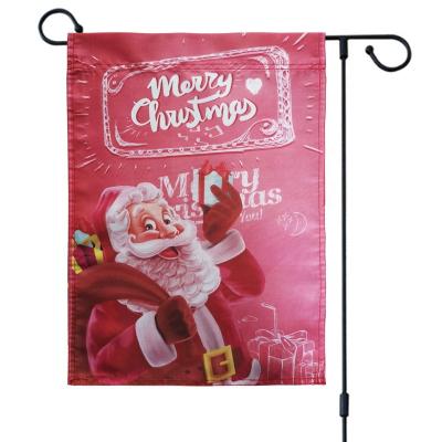 China Custom Healthcare Institutes Double Sided 100% Polyester Christmas Yard Flag 12x18 Inch Garden Flag Beach Banner for sale