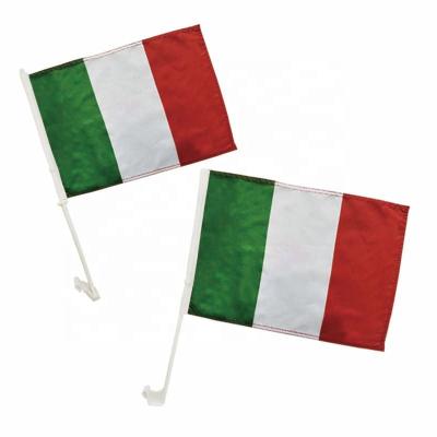 China Health Care Institutes Exquisite Workmanship 12x18 FT Car Flag Customizable Decorative Hanging Italian Flag for sale