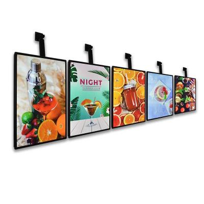 Κίνα Tea Shop/Restaurant/Hotel 27x40 Aluminum Black LED Light Box Cinema Movie Poster Frame Store/Milk προς πώληση