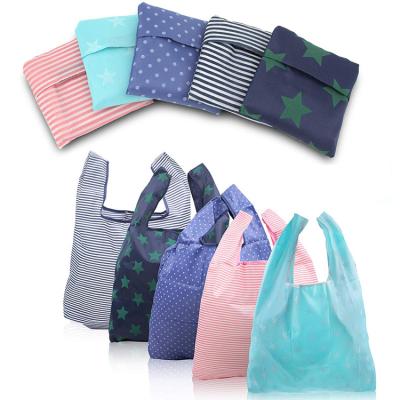 China Factory Direct Customized Recycling Eco-Friendly Foldable Shopping Bag Reusable In Pocket Foldable Shopping Bag for sale