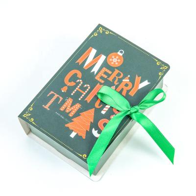 China Book Series Recycled New Christmas Materials Chocolate Candy Box Cardboard Creative Gift Box for sale