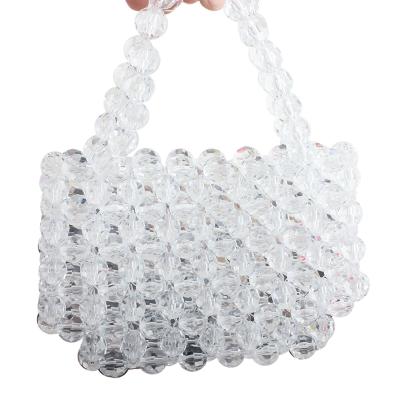 China Fashion bags women handbags 2019 clear luxury beaded bag women's purse clutch evening clutches handbag totes wedding party designer bags pearl for sale