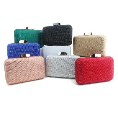 China 2019 Luxury Purse Women Purse Women Bags Evening Clutch Bag Diamonds Lady Shoulder and Luxury Cross - Body Bag Wedding Party Wallet Box for sale