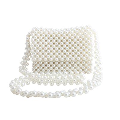 China Luxury Pearl Beads Women's Designer Handbags Women Bags Designer Clutch Purse Evening Bag Shoulder Cross - Body Wedding Party Sling Phone Pouch for sale