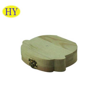 China Factory Price Handmade Wooden Tooth Fairy Milk Tooth Keepsake Box Savings Gifts for sale