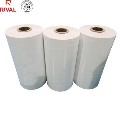 China cheap plastic 5 layers silage film agriculture use white hay PE bale silage wrap film for sale