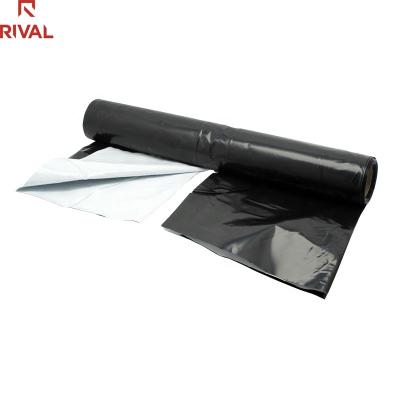 China Agricultural Protective Plastic Sheet 15.5m x 32m x 6mil/150mic UV Protective Plastic LDPE Film Greenhouse Greenhouse Blanket Black White for sale