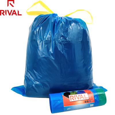 China China Disposable Heavy Duty Plastic Garbage Bag Garbage Scented Drawstring Garbage Bag 60 Liter for sale