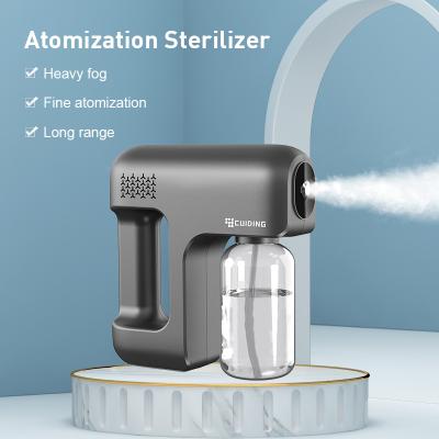 China 2021 New Fogger Machine Disinfection Spray Gun Blue Ray Cordless Atomization Disinfections Spray Gun Rechargeable Cordless Spray Gun Nano Plug for sale