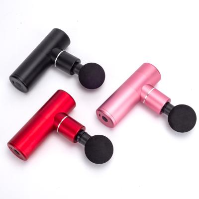 China Portable Mini Massage Gun Deep Tissue Percussion Muscle Massage Gun Low Noise for sale