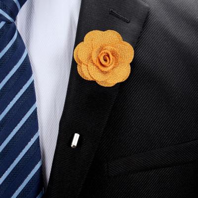 China Fashionable High Quality Wholesale Cheap Cloth Men's Suit Brooch for sale