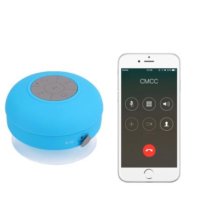 China No Bts-06 Level 4 Waterproof BT Speaker Can Be Used In Bathroom Car With Big Suction Cup Waterproof Wireless Audio for sale