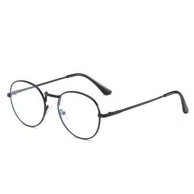 China Zhiheng 2023 New Arrivals Good Quality Gold Metal Frames Blue Lightweight Optical Arm Frames Custom Beautiful And Bridge Italy Design Glasses Anti Glass for sale