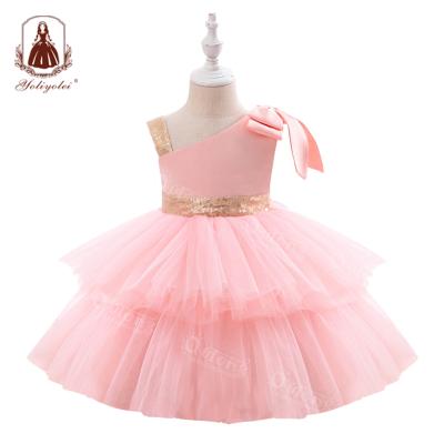 China Wholesale Vestido Infantil Washable Toddler Girls Dresses Party Princess Baby 2-12 Years Kids Summer Dress for sale