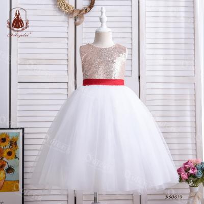 China Wholesale Lace Flower Girl's Breathable Birthday Party Dress Princess Dress 4-12year Girl's Dress for sale