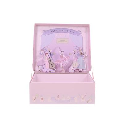 China Girl Handmade Heart Cherry Blossom Wedding Gift Box Ins Three-Dimensional Packaging for sale