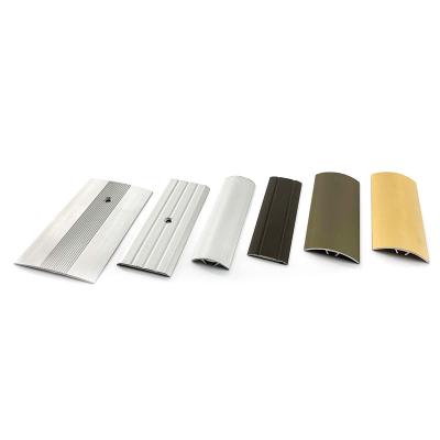 China Modern Curved Cover Aluminum Door To Carpet Edge Z Shape Profile Floor Transition Cover Carpet Joining Strip for sale