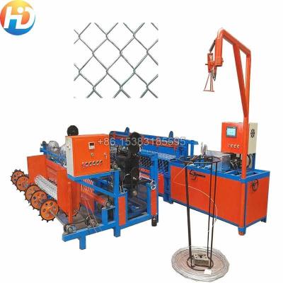 China Single Wire Fully-Automatic Chain Link Fence Machine for sale