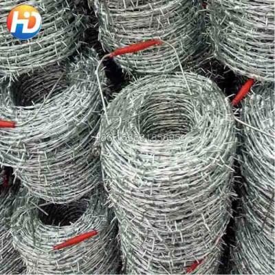 China galvanized and PVC coated Barbed Wire for sale