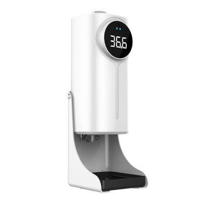 China 2022 modern hot sale k9pro plus pro k9max k9x automatic non touch soap dispenser with digital thermometer 18 languages for sale