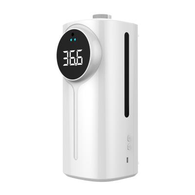 China Modern Popular K9pro Plus Digital Thermometer 1200ml Hand Sanitizer Dispenser Smart Touchless Automatic Soap Desktop Foaming Fancy DISP for sale