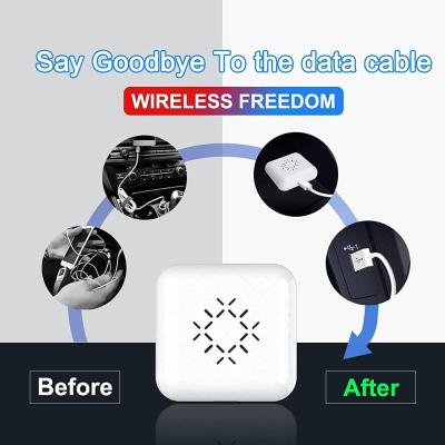 China Plug and Play Carplay Wireless Streaming Box for Car Accessories Multimedia Automotive Navigation Android Mysterious AI Wireless Adapter for sale