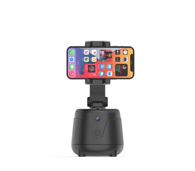 China Smartphone Video Camera Recording 360 Automobile Face Rotation Tracking Live Streaming Broadcast Gimbal Black Smart Shooting Live Broadcast Phone Holder Adjustable for sale