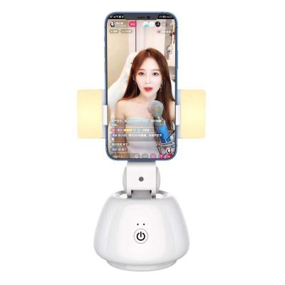 China Smartphone Video Camera Recording New 360 Rotation Auto Face Tracking Support Live Broadcast Streaming Smart Shooting Fill Lamp Live Follow Light Camera for sale