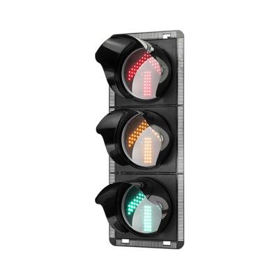 China Monochromatic DC12V/24V Traffic Light DC12V/24V Solar Powered Transportation Hub Traffic Light 403 Arrow Light for sale