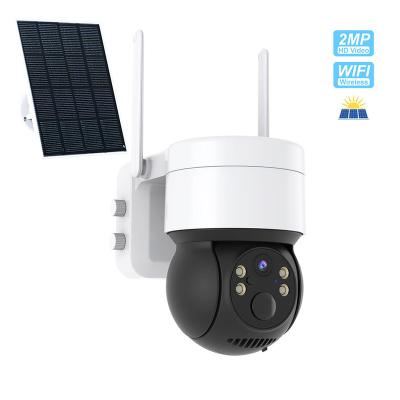 China Human Motion Tracking Waterproof 2MP 1080P IR Battery IP WIFI CCTV Security Camera Night-vision Motion Detection Solar AI Camera for sale